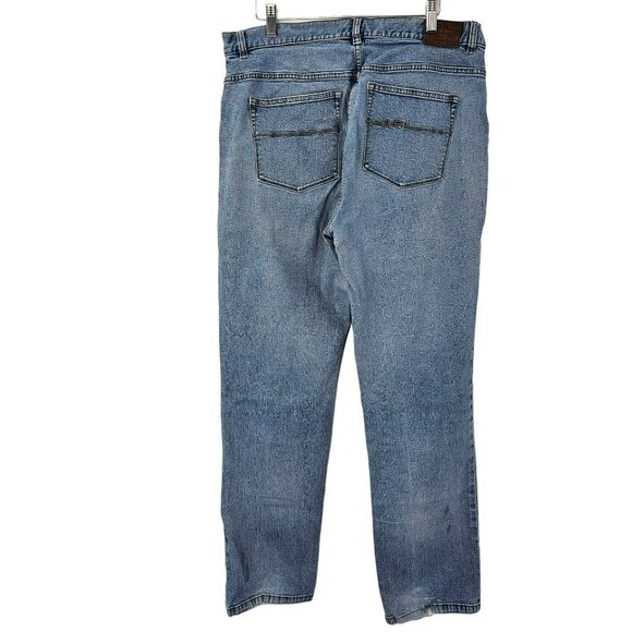 Lauren Ralph Lauren Plus Size Jeans Straight 14 High Rise High Waisted Mom - Picture 2 of 7